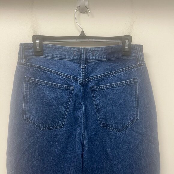 Abercrombie & Fitch Curve Love The Loose High Rise dark wash jeans 29 or 8 short - Picture 9 of 11